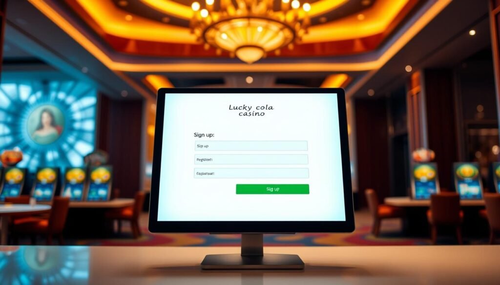LuckyCola Registration Process
