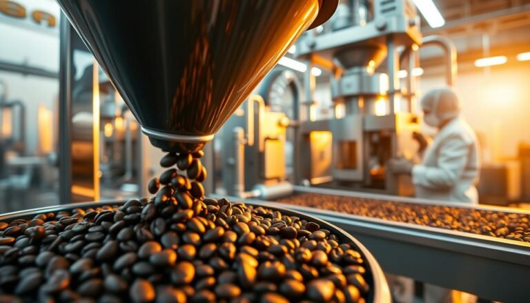 packaging of coffee beans